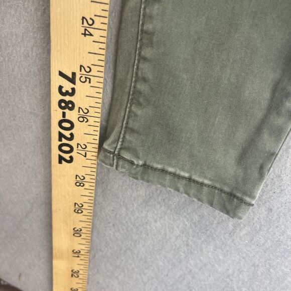 American Eagle Cargo Pants Womens Size 2 Green Super Stretch High Rise Jegging - Picture 9 of 12